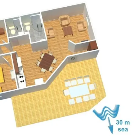 In Rogoznica With Terrace, Air Condition, Wifi, Washing Machine شقة روغوزنيكا